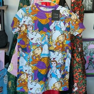 DISNEY BEAUTY AND THE BEAST AOP T-SHIRT